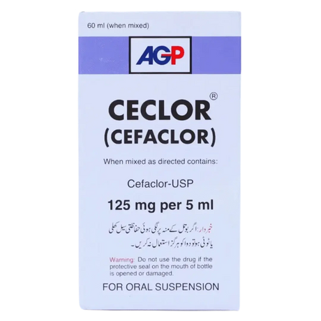 Ceclor 60Ml Suspension 125Mg/5Ml