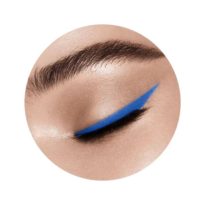 Aqua Color Line Cake Eyeliner Blue