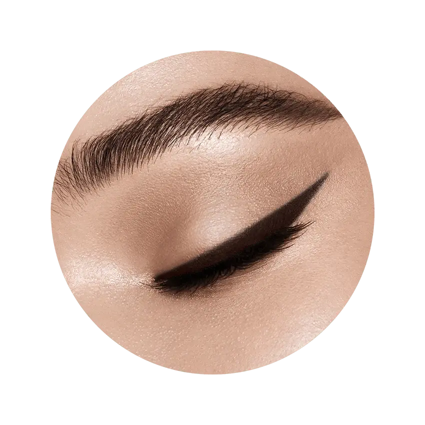 Aqua Color Line Cake Eyeliner Brown