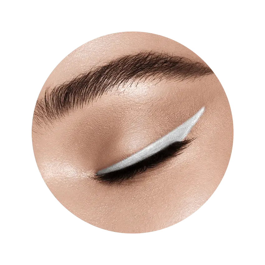 Aqua Color Line Cake Eyeliner White