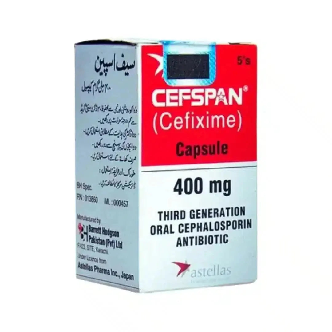 Cefspan 400mg Capsules Bacterial Infection