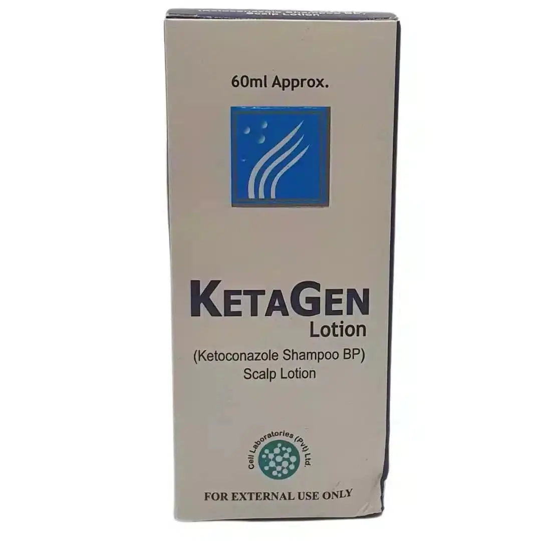 Cell Laboratories Ketagen Ketoconazole Scalp shampoo (60ml) - Anti-Dandruff Treatment - Dermatologists.pk - dermatologists.pk