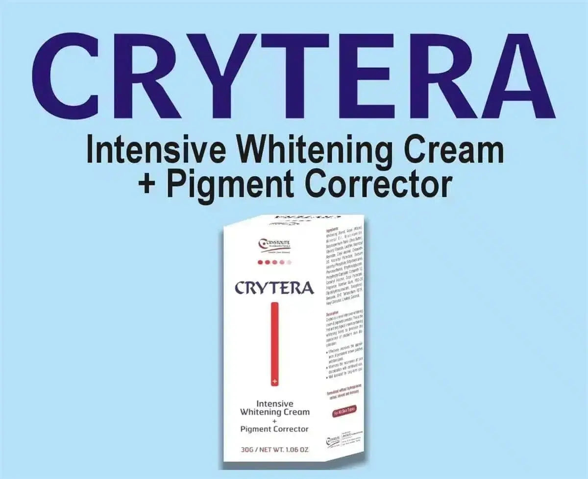 CRYTERA INTENSIVE WHITENING CREAM 30g - dermatologists.pk