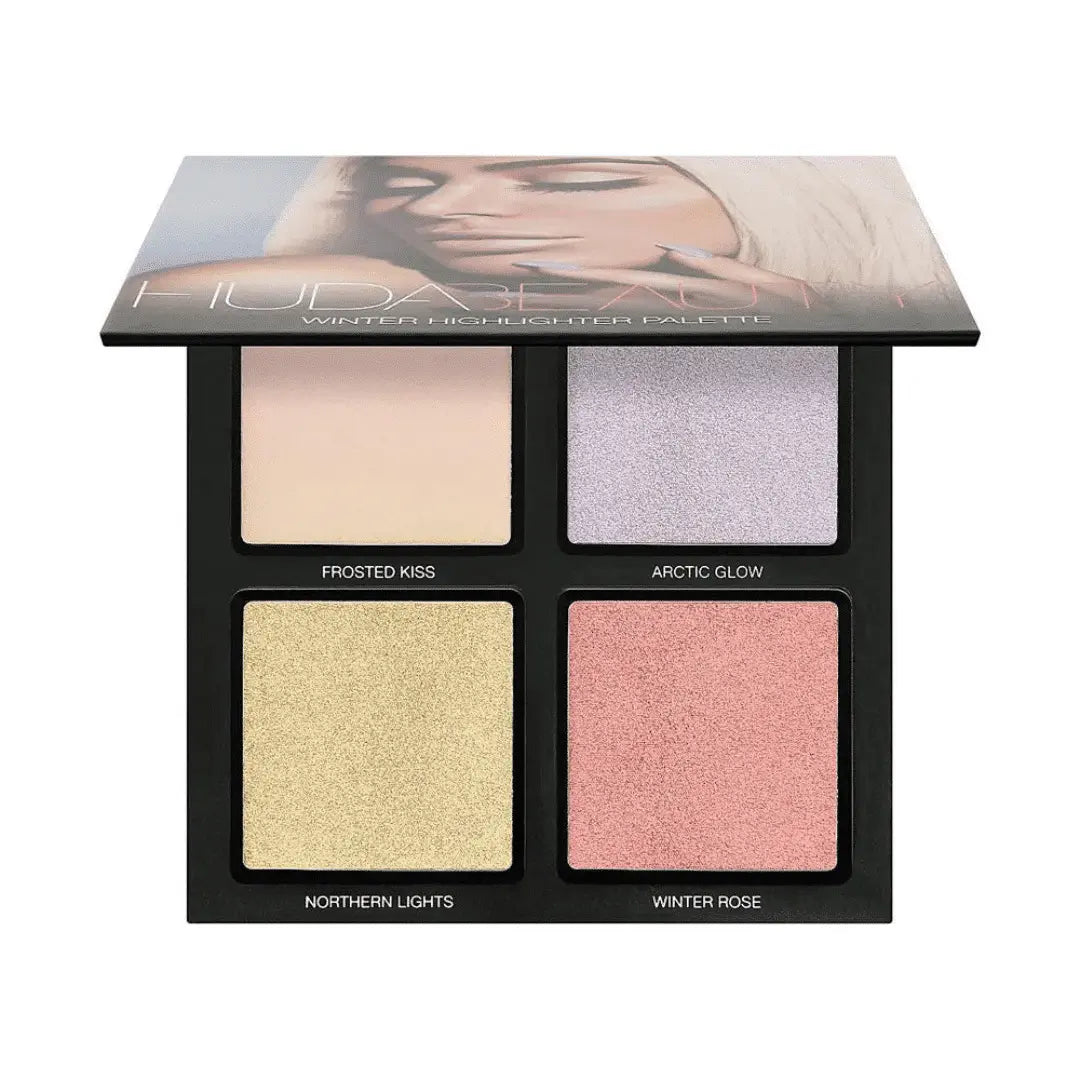 HUDA BEAUTY WINTER HIGHLIGHTER PALETTE IN WINTER SAND EDITION
