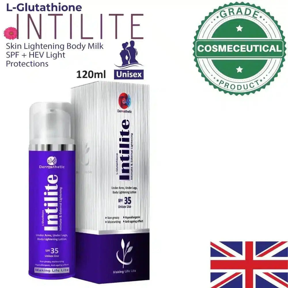 INTILITE LOTION  INTIMATE AND EXTERNAL LIGHTENING SPF 35 FOR UNISEX USE 120ml - dermatologists.pk