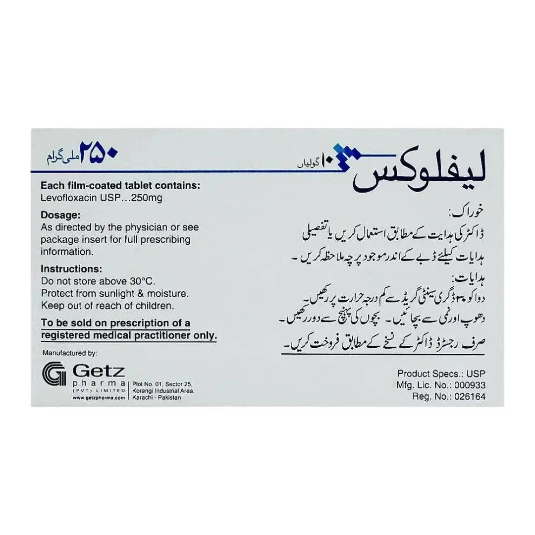 Leflox Tablets 250Mg