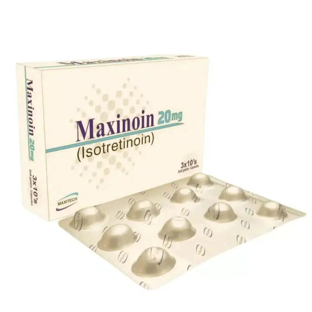 Maxinoin Capsules – Isotretinoin 20mg
