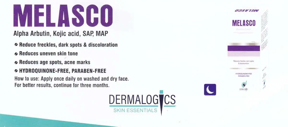 MELASCO MELASMA CREAM FOR HYPERPIGMENTATION 30gm - dermatologists.pk