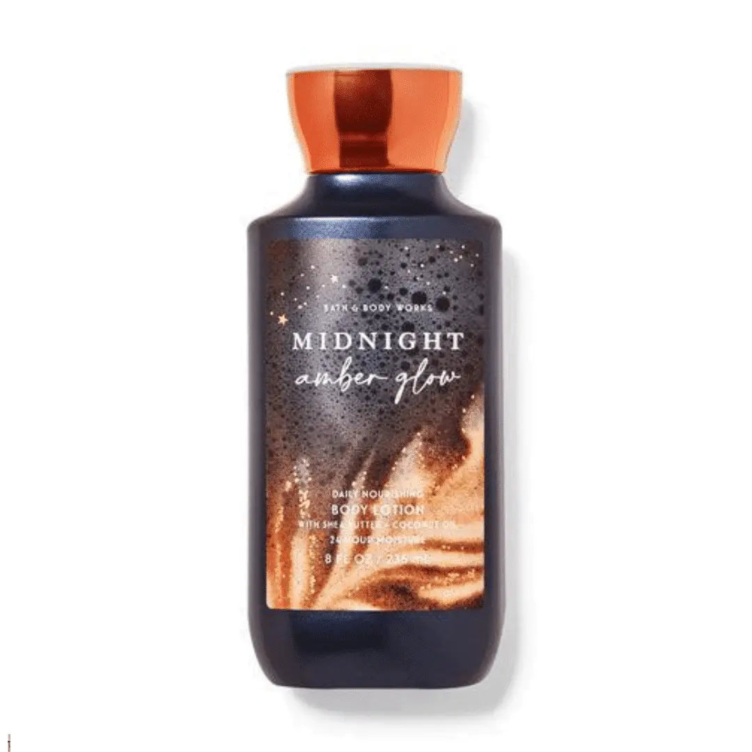 MIDNIGHT AMBER ESSENCE BODY LOTION BY BATH & BODY 236ml