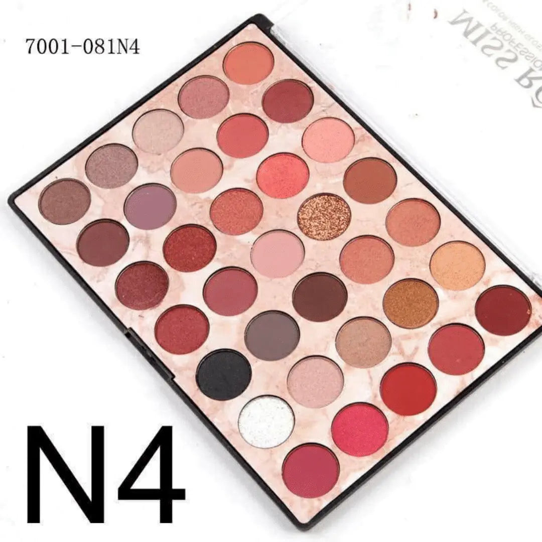 MISS ROSE 35 COLOR HIGH GLOSS & MATTE EYESHADOW PALETTE 081N4