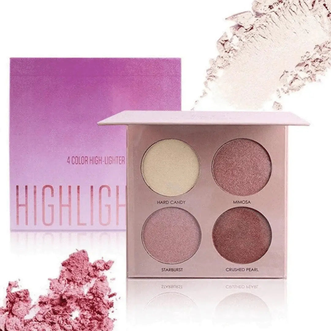 MISS ROSE HIGHLIGHTER PALLETE 4 COLOR