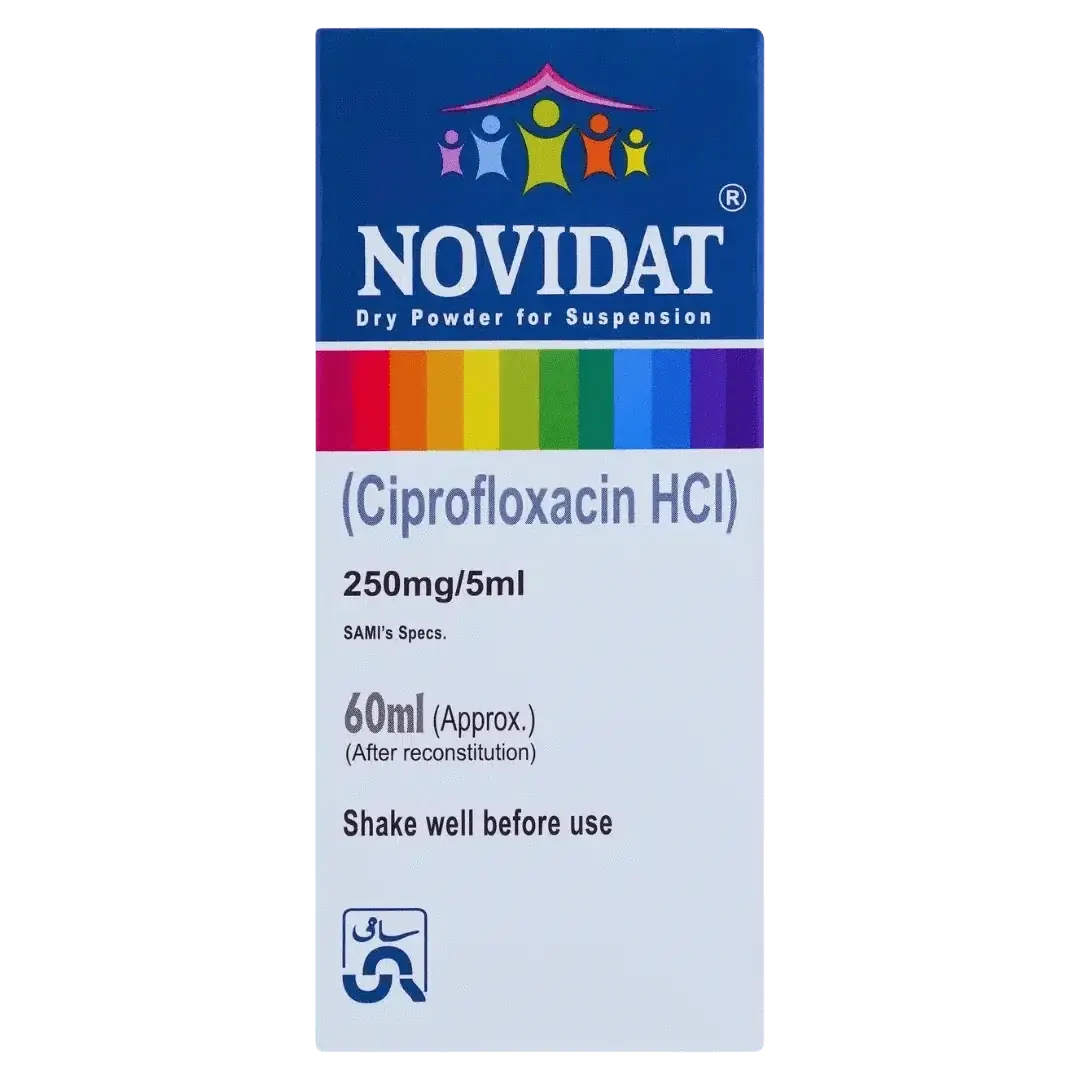 Novidat 60Ml Suspension 250Mg/5Ml
