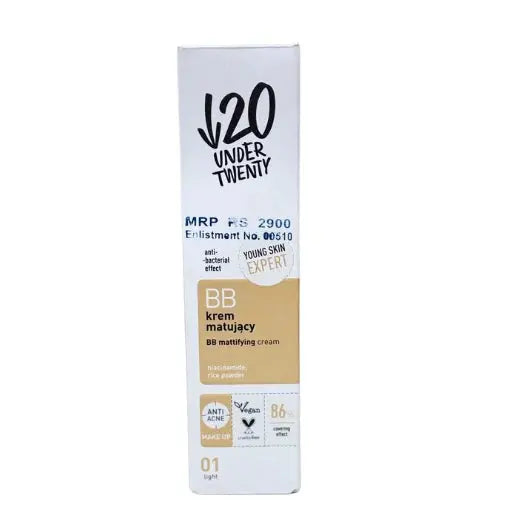 PHARMACERIS T Puri-Sebotonique U20 BB Cream SPF 15 (01 Light) 60ml - Mattifying & Blemish Coverage for Oily Skin (Imported from Poland) - dermatologists.pk