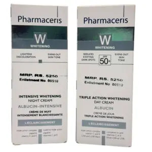 Pigmentation Discount Box: Pharmaceris W Day & Night Creams - dermatologists.pk