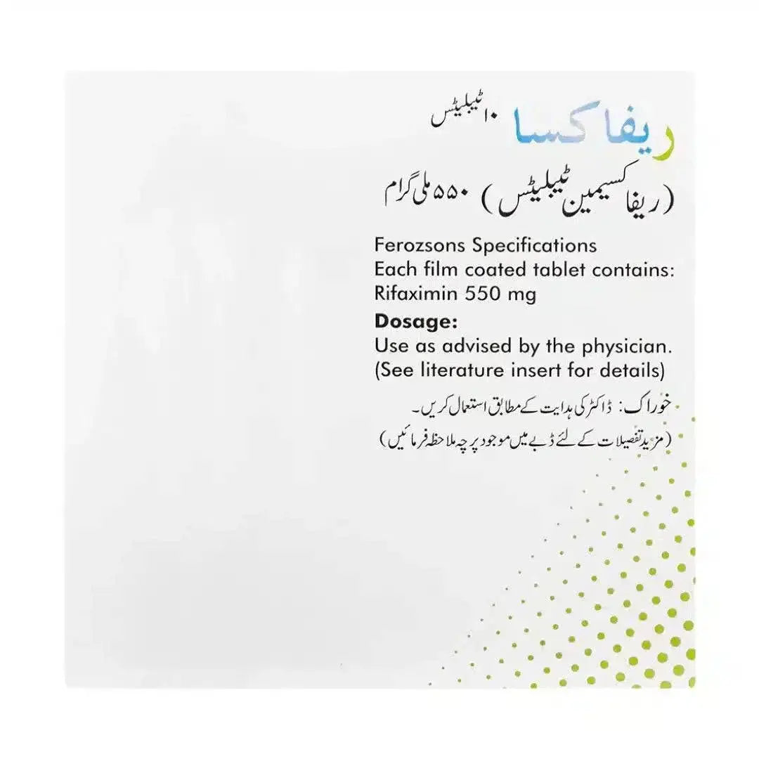 Rifaxa Tablets 550Mg