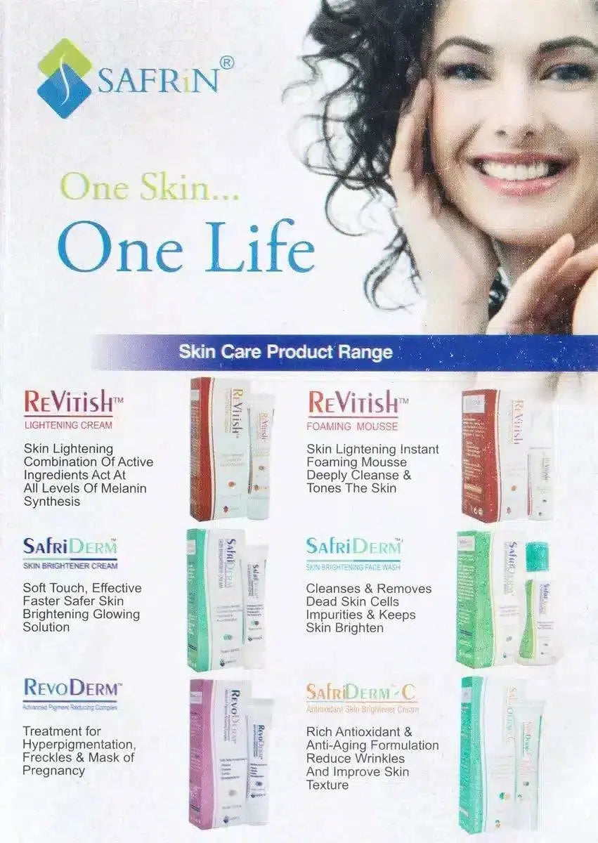 SAFRIDERM-C ANTIOXIDANT SKIN BRIGHTENING CREAM 30ml - dermatologists.pk