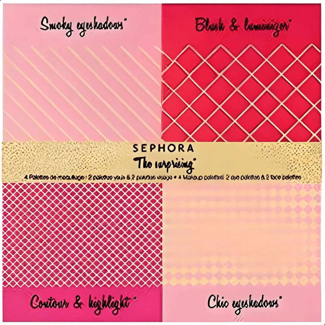 SEPHORA QUARTET: 2 EYE PALETTE & 2 FACE PALETTE