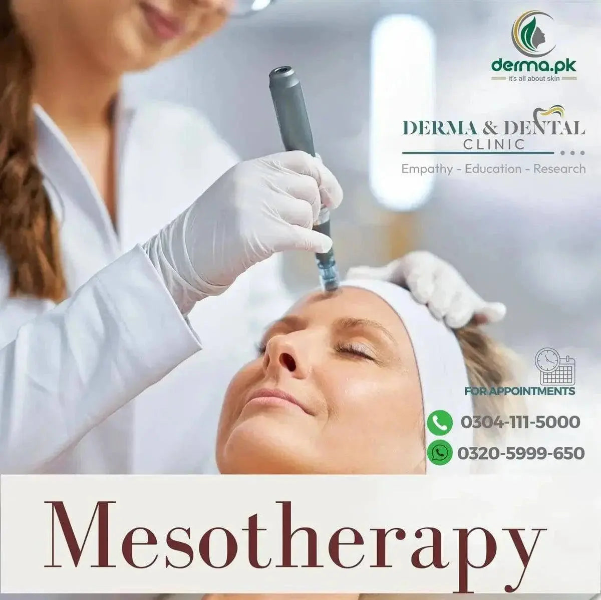 Unveiling the Science of Mesotherapy at Derma & Dental Clinic