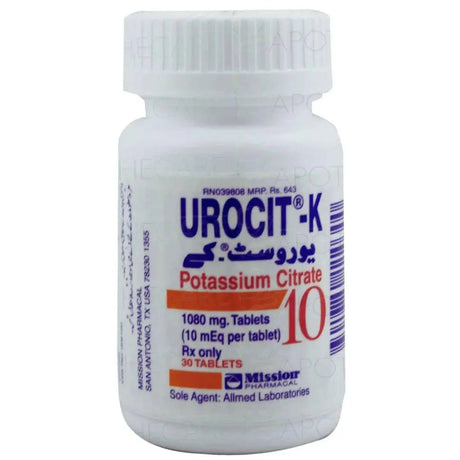 Urocit-K Tablets 1080mg (30 Tablets) - Kidney Stone Management - derma.pk