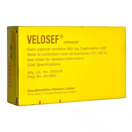 Velosef Capsules 500Mg
