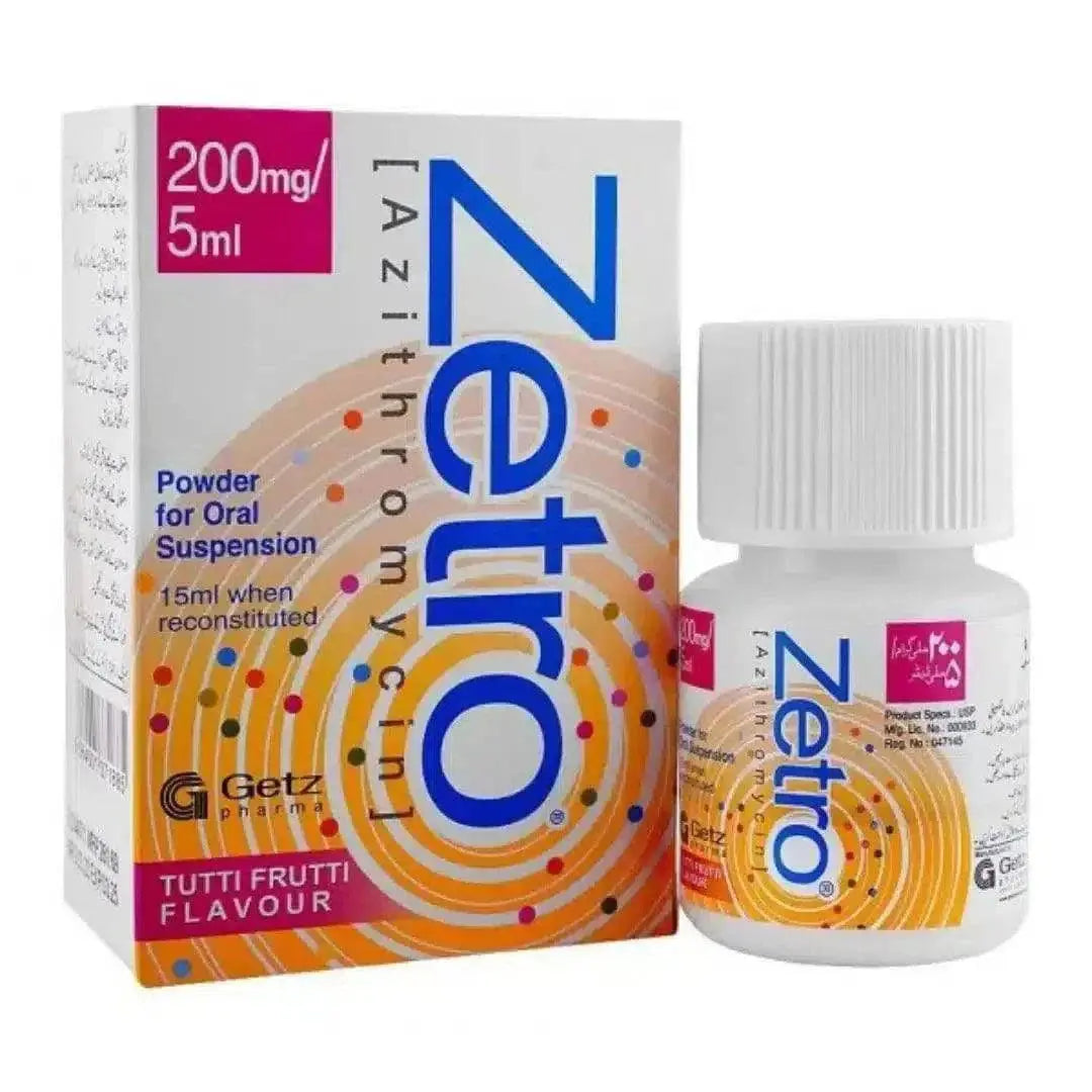 Zetro 15ml Suspension 200mg/5ml