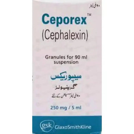Ceporex 90ml Suspension 250Mg/5Ml