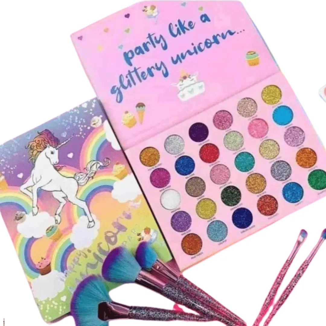 HAPPY UNICON 30 COLOR GLITTER PALETTE BY ROMANKY