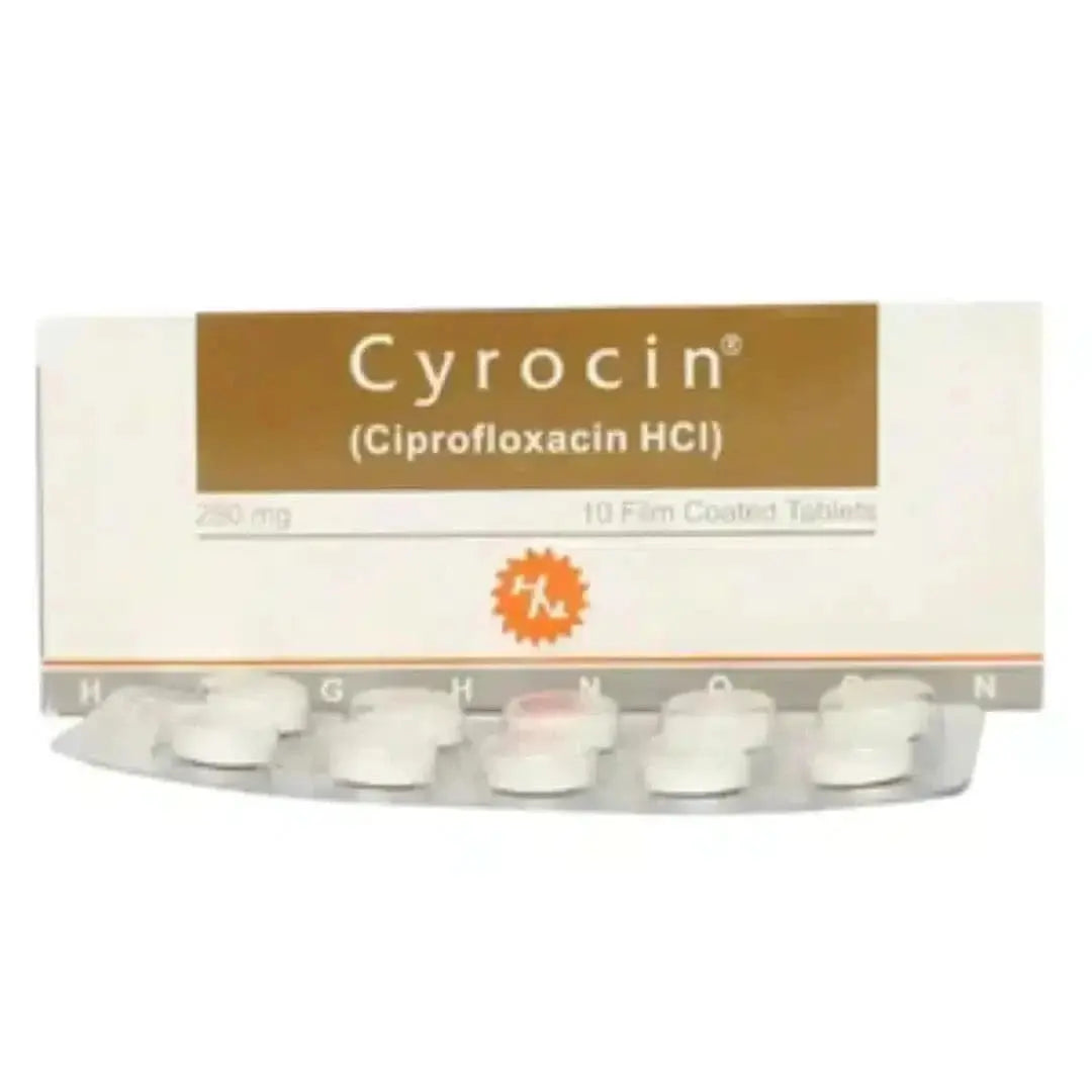 Cyrocin Tablets (Ciprofloxacin) 250mg