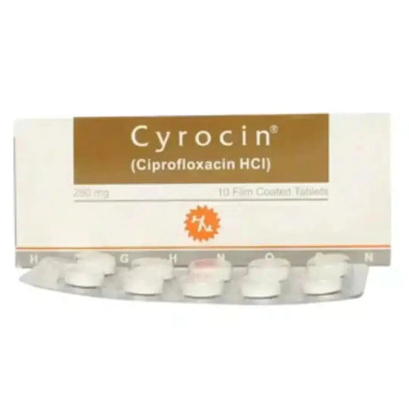 Cyrocin Tablets (Ciprofloxacin) 250mg
