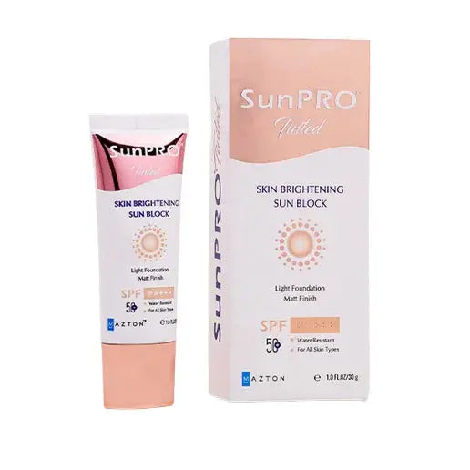 Sunpro Tinted Sunblock SPF – Broad Spectrum UV Protection | 30g - dermatologists.pk