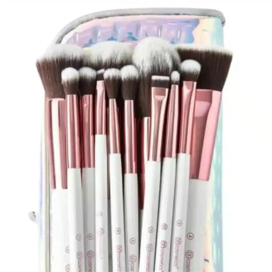 CRYSTAL QUARTZ 12-PIECE BRUSH SET BY BH COSMETICS