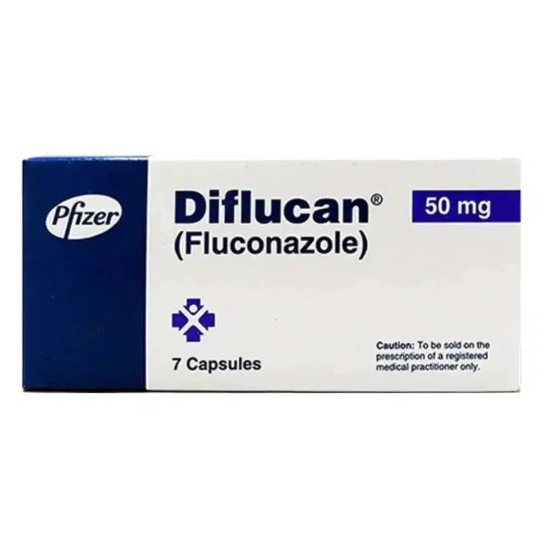 Diflucan Capsules 50mg Pack of 7