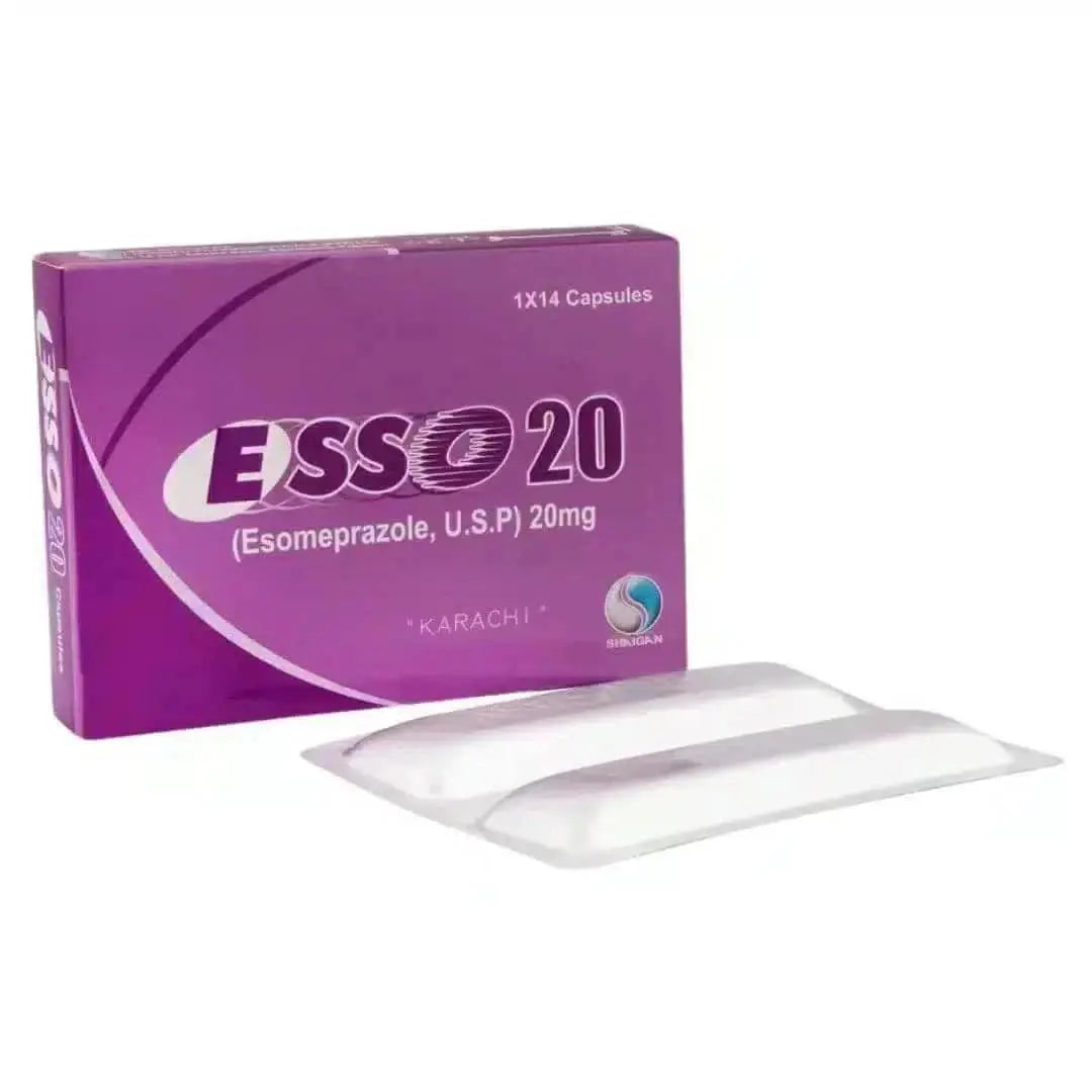 Esso Capsules 20mg 14 tablet
