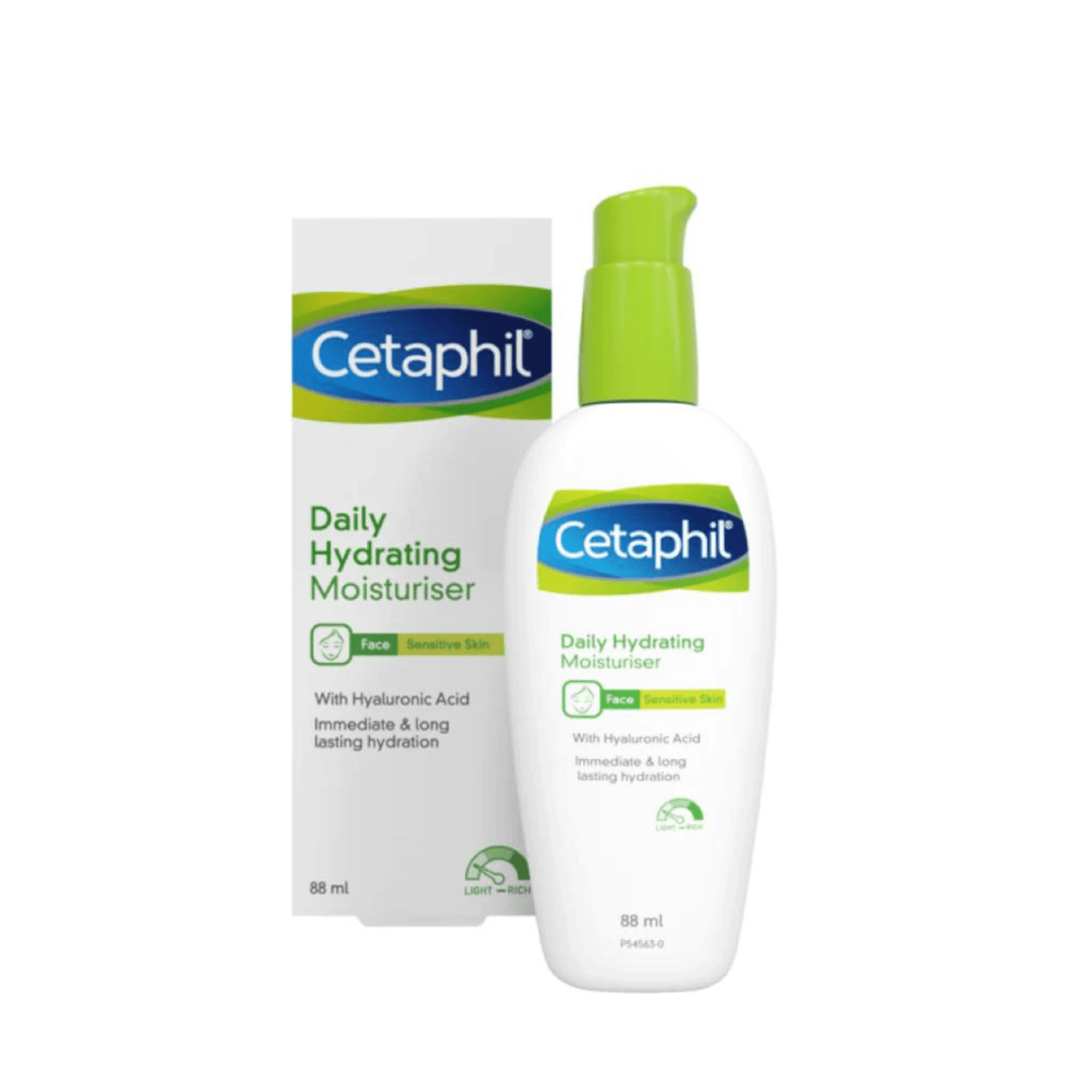 CETAPHIL DAILY HYDRATING MOISTURIZER FOR SENSITIVE SKIN WITH HYALURONIC ACID 88ML - dermatologists.pk