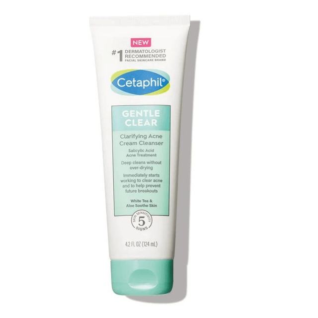 Cetaphil Gentle Clear Clarifying Acne Cream Caleanser 124Ml