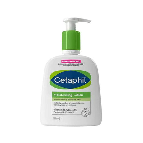 CETAPHIL MOISTURIZING LOTION FOR FACE AND BODY 237ML - dermatologists.pk