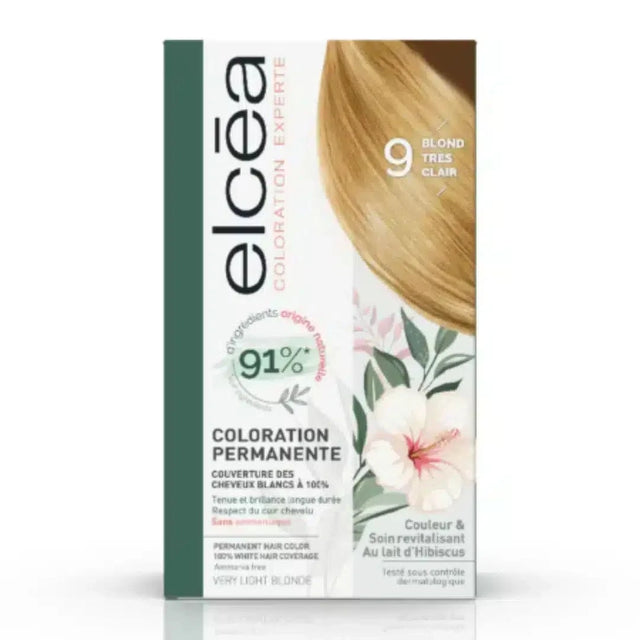 ELCEA VERY LIGHT BLOND PERMANENT HAIR DYE 9