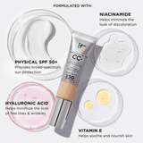 32ml IT CC+ COLOR CORRECTING FULL COVERAGE CREAM WITH SPF 50 BROAD SPECTRUM - dermatologists.pk