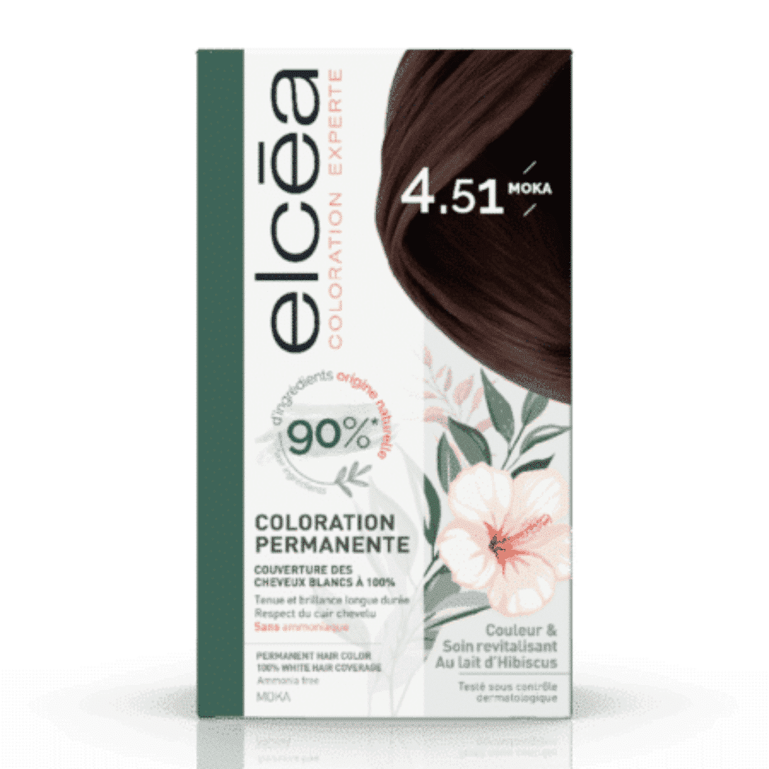 ELCEA MOCHA PERMANENT HAIR DYE 4.51