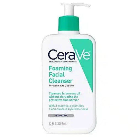 CERAVE FOAMING CLEANSER FOR NORMAL TO OILY SKIN - dermatologists.pk