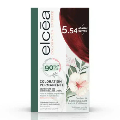 ELCEA COPPER MAHOGANY PERMANENT HAIR DYE 5.54