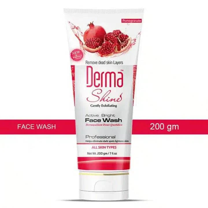 derma shine face wash