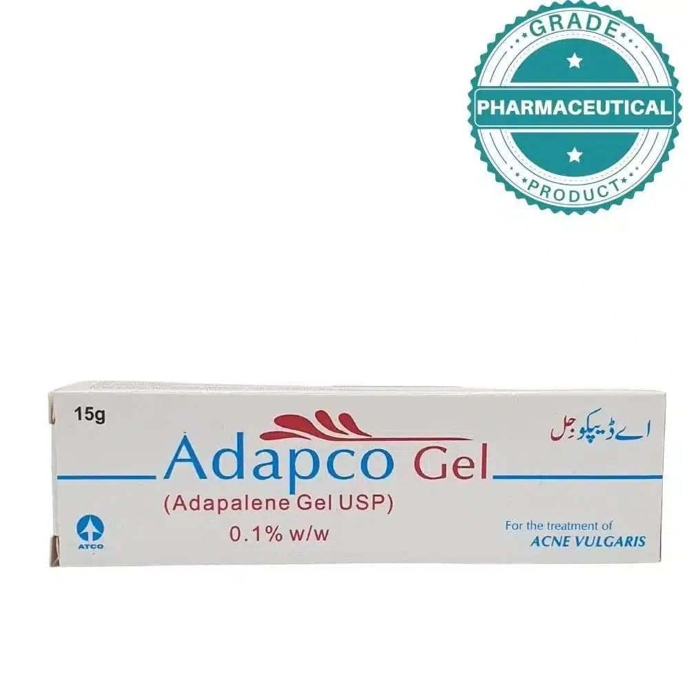 ADAPCO GEL (ADAPALENE GEL USP) 15gram - dermatologists.pk