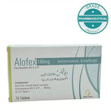 ALOFEX TABLET (FEXOFENADINE HCI U.S.P) 180mg PACK OF 10 TABLETS - dermatologists.pk