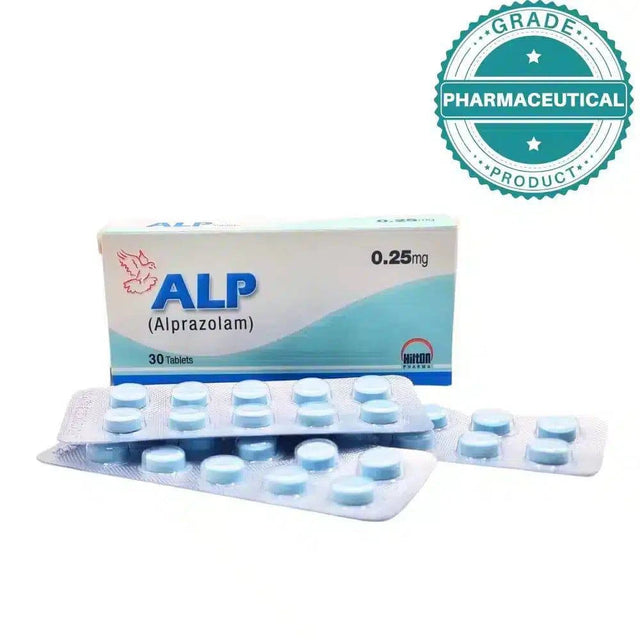 ALP TABLET (ALPRAZOLAM) 0.25mg PACK OF 30 TABLETS - dermatologists.pk