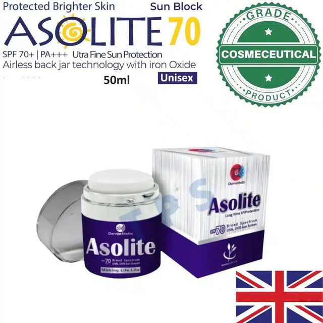 ASOLITE LONG TIME UV PROTECTION (SPF-70) SUNSCREEN 50g