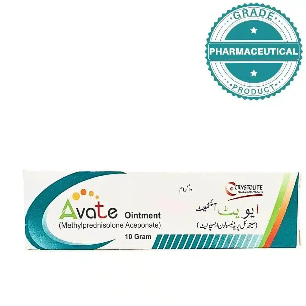 AVATE OINTMENT (METHYLPREDNISOLONE ACEPONATE) 10gram - dermatologists.pk