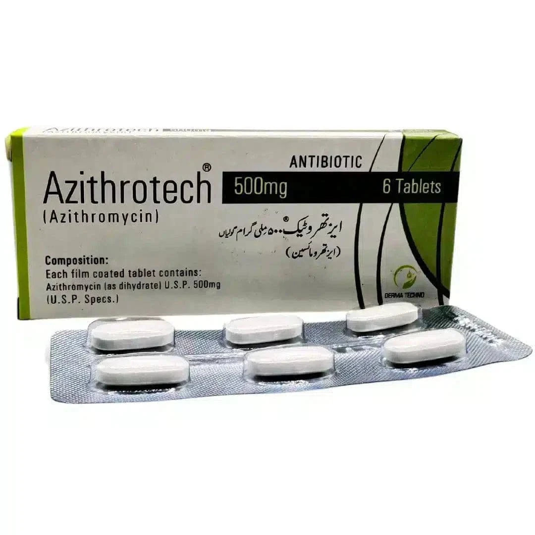 Azithrotech 500mg Tablets (6 Tablets)