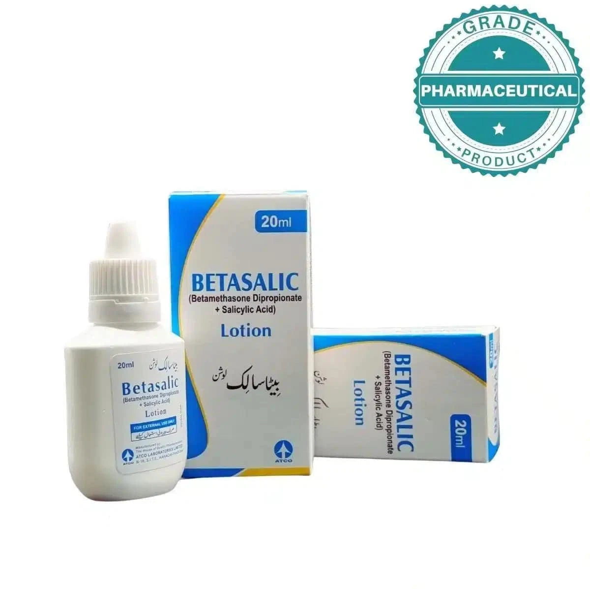 BETASALIC LOTION (BETAMETHASONE DIPROPIONATE + SALICYLIC ACID) 20ml - dermatologists.pk