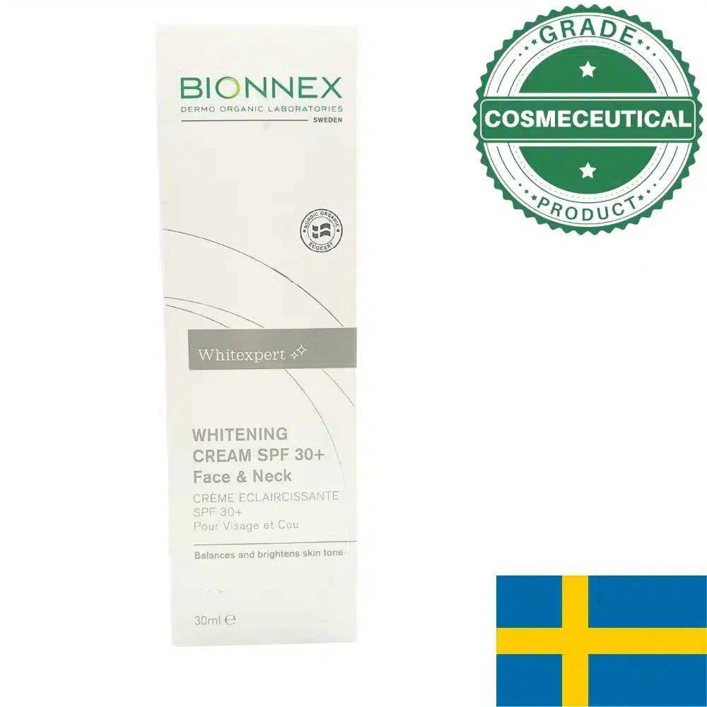 BIONNEX WHITENING CREAM SPF 30+ FACE AND NECK 30ml - dermatologists.pk